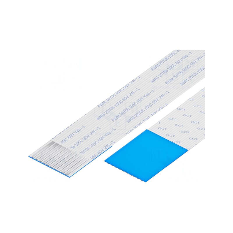 Bandă FFC Fire 10P 1mm Contacte Opozite | Electronic-mag.ro | Componente Electronice