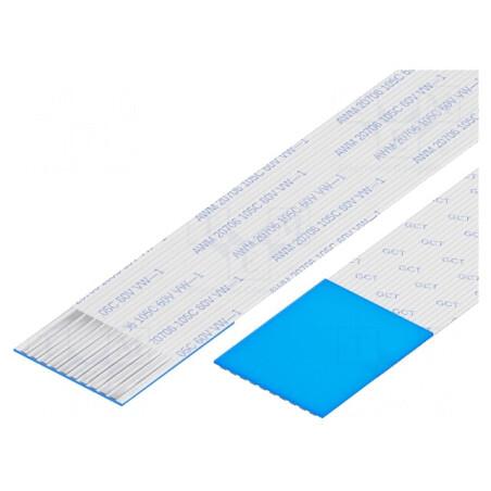 Bandă FFC Fire 10P 1mm Contacte Opozite | Electronic-mag.ro | Componente Electronice