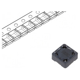 Inductor SMD 10uH 2200mA 7.3x7.3x3.55mm | Electronic-mag.ro | Componente Electronice