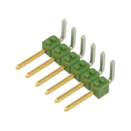 Conector Şir Pini 6-Pin 90° Tată AMPMODU MOD II | Electronic-mag.ro | Componente Electronice