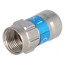 Mufă F Tată RG6 Crimpată 7,1mm | Electronic-mag.ro | Componente Electronice