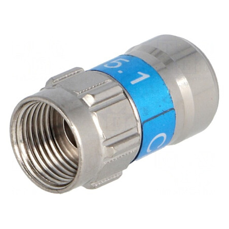Mufă F Tată RG6 Crimpată 7,1mm | Electronic-mag.ro | Componente Electronice