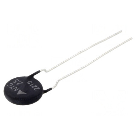 Termistor NTC 2.5Ω 55-170°C 2.1W THT 2700K 5mm | Electronic-mag.ro | Componente Electronice