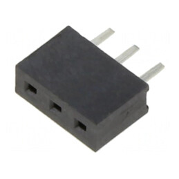 Soclu pini mamă 2mm 3 pini THT pentru PCB 2A cositorit | Electronic-mag.ro | Componente Electronice
