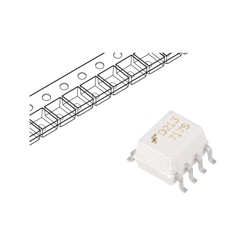 Optocuplor SMD cu Tranzistori 2.5kV 100% CTR 10mA | Electronic-mag.ro | Componente Electronice
