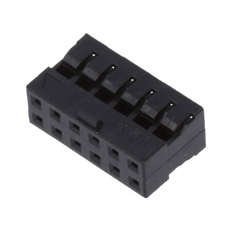 Mufă cablu PCB mamă Milli-Grid 2mm 12 PIN | Electronic-mag.ro | Componente Electronice