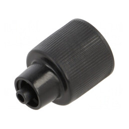 Capac Negru pentru Flacon cu Fixare Luer Lock | Electronic-mag.ro | Componente Electronice