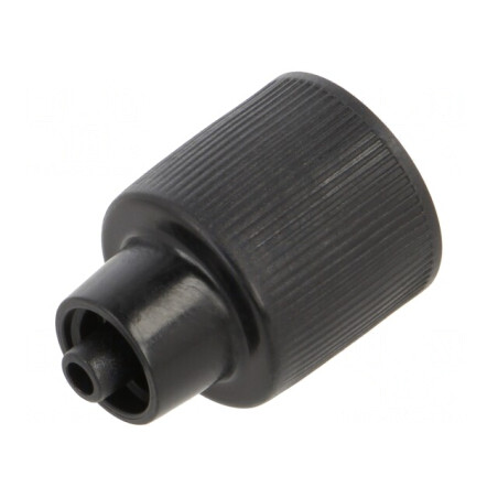 Capac Negru pentru Flacon cu Fixare Luer Lock | Electronic-mag.ro | Componente Electronice