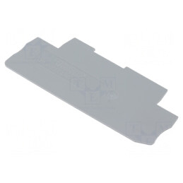 Placă extremitate gri 0,8mm x 34,9mm x 86mm | Electronic-mag.ro | Componente Electronice