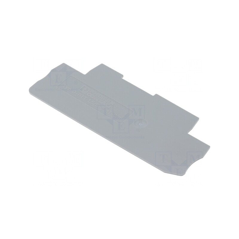 Placă extremitate gri 0,8mm x 34,9mm x 86mm | Electronic-mag.ro | Componente Electronice