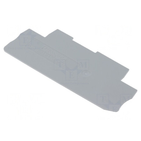 Placă extremitate gri 0,8mm x 34,9mm x 86mm | Electronic-mag.ro | Componente Electronice
