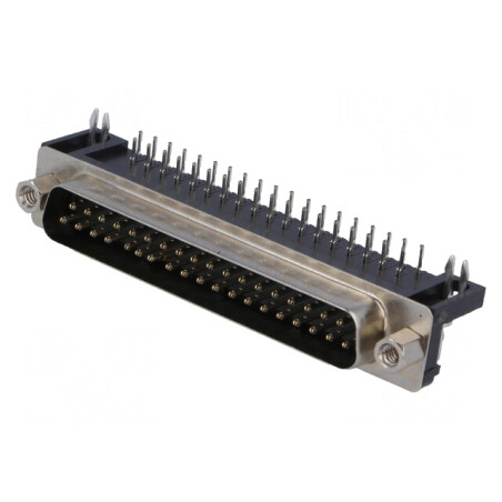 Conector D-Sub 37 PIN Tată 90° THT | Electronic-mag.ro | Componente Electronice