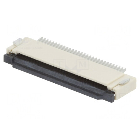 Conector FFC/FPC Orizontal 30 PIN ZIF SMT 500mA Cositorit | Electronic-mag.ro | Componente Electronice