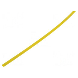 Manșon Termocontractabil Galben 1.6mm 1m | Electronic-mag.ro | Componente Electronice