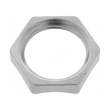 Piuliță cu Împământare Alamă Nichel M16 3,5mm 19mm | Electronic-mag.ro | Componente Electronice