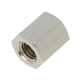 Piuliță Distanțieră Filetată 15mm M8 Hexagonală | Electronic-mag.ro | Componente Electronice