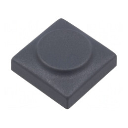 Tastă Dreptunghiulară Gri Poliamidă 18,3x18,3 mm | Electronic-mag.ro | Componente Electronice
