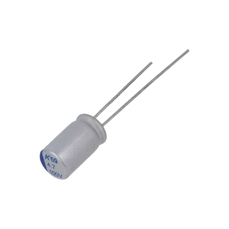 Condensator Polimeric Low ESR 4,7uF 100V THT | Electronic-mag.ro | Componente Electronice