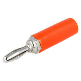 Mufă Banană 4mm Roșie Neizolată 60VDC | Electronic-mag.ro | Componente Electronice