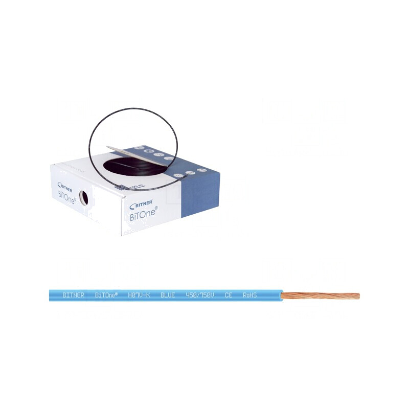 Cablu electric albastru 2,5mm2 PVC 450V/750V | Electronic-mag.ro | Componente Electronice