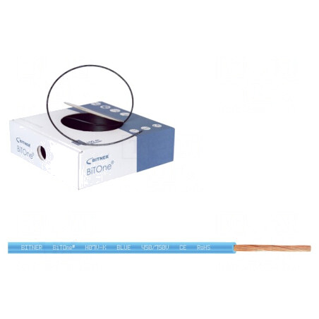 Cablu electric albastru 2,5mm2 PVC 450V/750V | Electronic-mag.ro | Componente Electronice