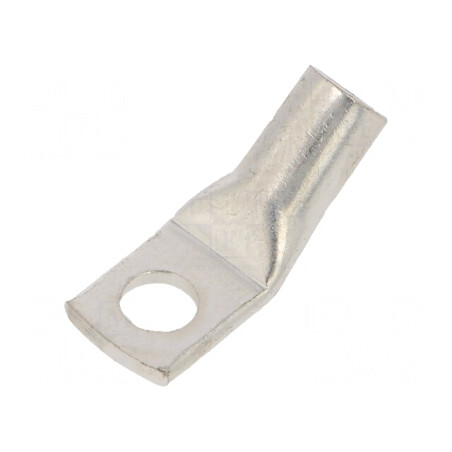 Vârf Inelar Tubular Crimpat M6 16mm2 - Unghi 45° | Electronic-mag.ro | Componente Electronice