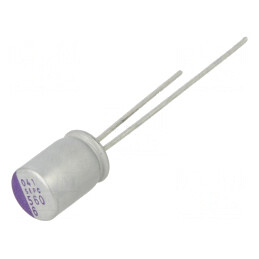 Condensator Polimeric 560uF 6.3V THT | Electronic-mag.ro | Componente Electronice