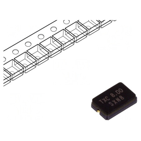 Rezonator de cuarț 8MHz 20pF SMD 5x3.2x1.2mm | Electronic-mag.ro | Componente Electronice