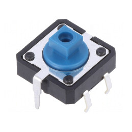 Microîntrerupător TACT SPST-NO 0,05A/24VDC THT | Electronic-mag.ro | Componente Electronice