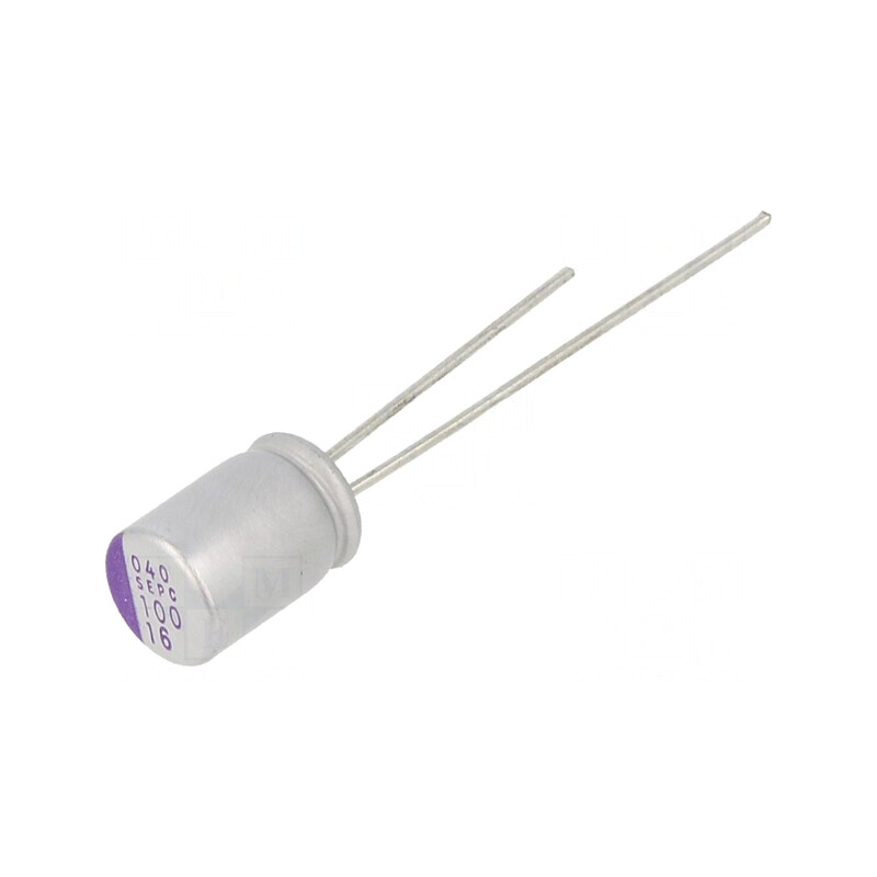 Condensator Polimeric 100uF 16V THT | Electronic-mag.ro | Componente Electronice