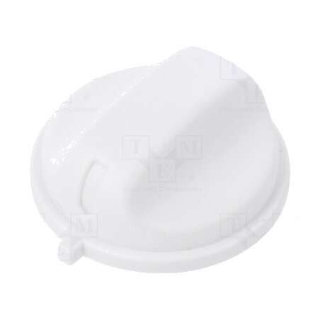 Buton de Reglare THERMO 80 Alb 20mm | Electronic-mag.ro | Componente Electronice