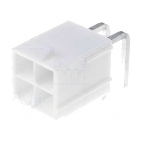 Soclu cablu-placă Mini-Fit Jr 4,2mm 4 pini 13A | Electronic-mag.ro | Componente Electronice