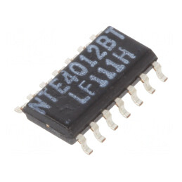 NAND Digital IC 2-Channel 4-Input CMOS SMD SO14 3-18VDC