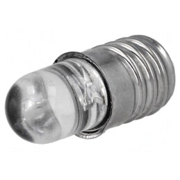 Lampă LED galbenă E10 12V 90mW | Electronic-mag.ro | Componente Electronice