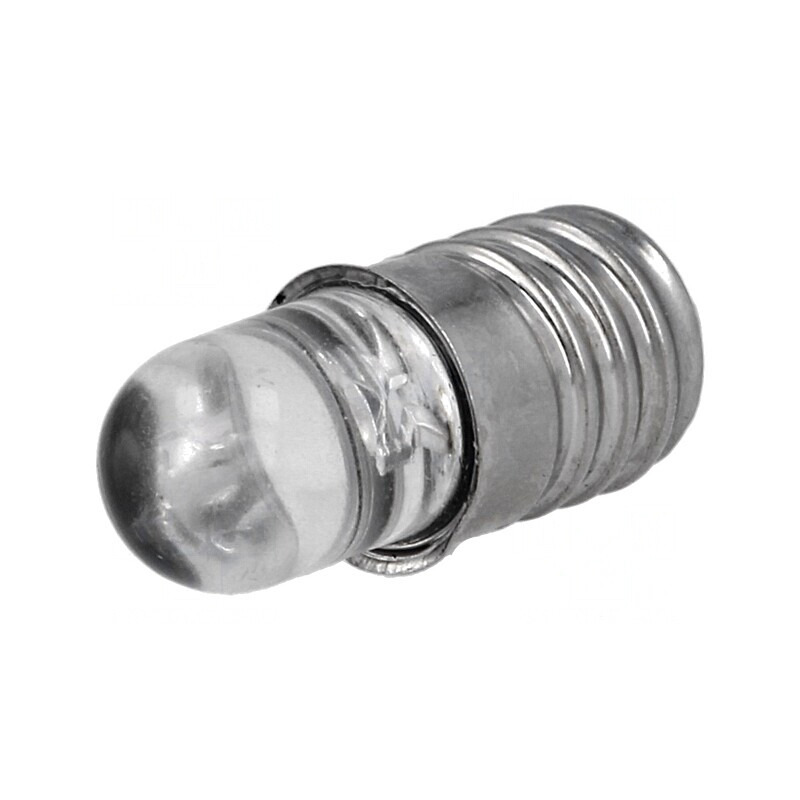Lampă LED galbenă E10 12V 90mW | Electronic-mag.ro | Componente Electronice