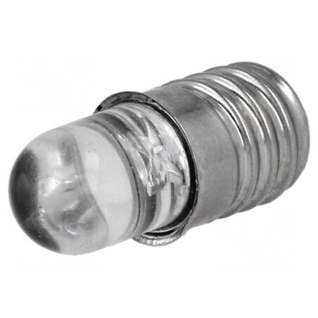 Lampă LED galbenă E10 12V 90mW | Electronic-mag.ro | Componente Electronice