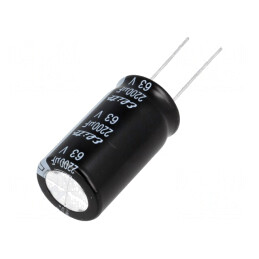 Condensator Electrolitic THT 2200uF 63VDC 18x32mm | Electronic-mag.ro | Componente Electronice