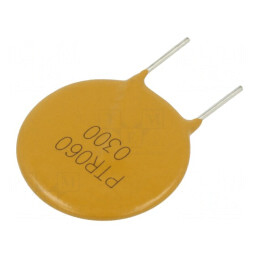Siguranță Polimerică PTC 3A 40A THT PTR060V | Electronic-mag.ro | Componente Electronice