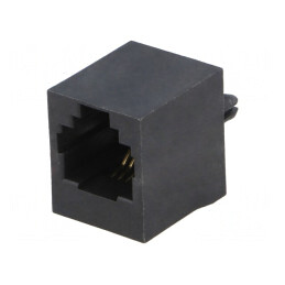 Soclu RJ11 6p4c THT drept | Electronic-mag.ro | Componente Electronice