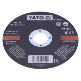 Disc de Tăiere Metal și Oțel 115mm | Electronic-mag.ro | Componente Electronice