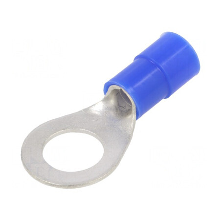 Vârf Crimpat Inelar M12 13mm 16mm2 Cupru Izolat | Electronic-mag.ro | Componente Electronice