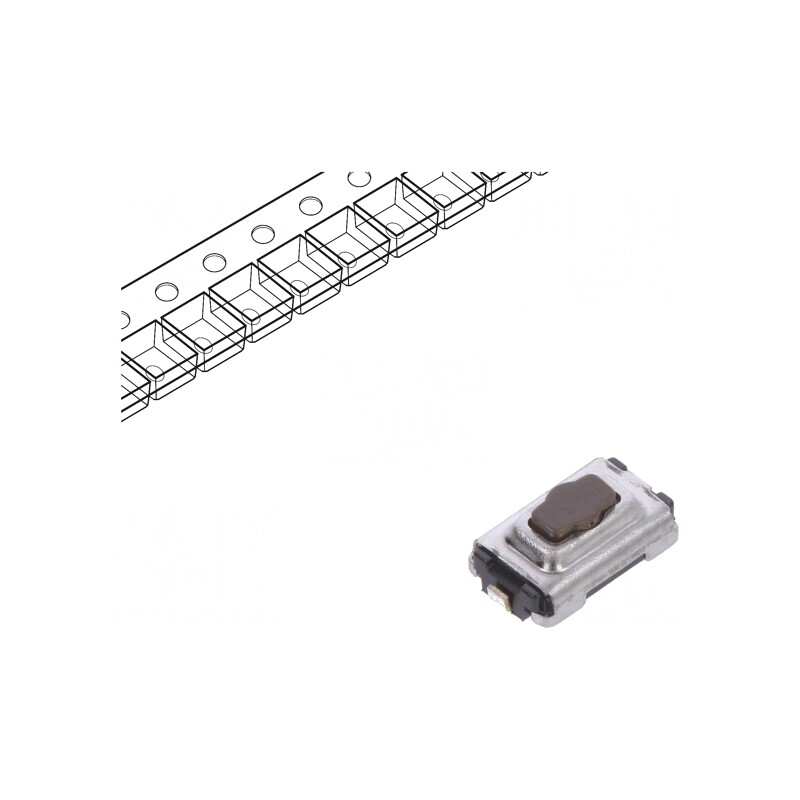 Microîntrerupător TACT SMT 0,05A 12V 2,5mm | Electronic-mag.ro | Componente Electronice