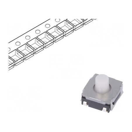 Microîntrerupător TACT SPST 0,05A 12V SMT 5,1mm | Electronic-mag.ro | Componente Electronice