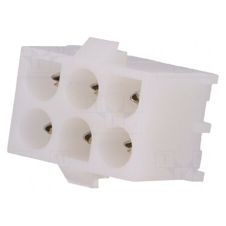Soclu cablu-placă tată Universal MATE-N-LOK 6,35mm 6 PIN THT | Electronic-mag.ro | Componente Electronice
