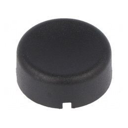 Buton Corp Rotund Antracit 17x6.8mm | Electronic-mag.ro | Componente Electronice