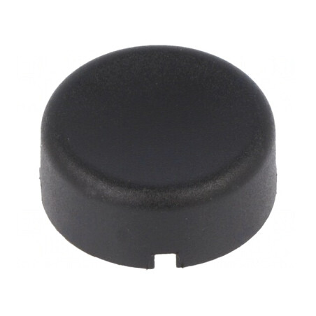 Buton Corp Rotund Antracit 17x6.8mm | Electronic-mag.ro | Componente Electronice