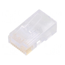 Mufă RJ50 10p10c pe Cablu IDC Drept | Electronic-mag.ro | Componente Electronice