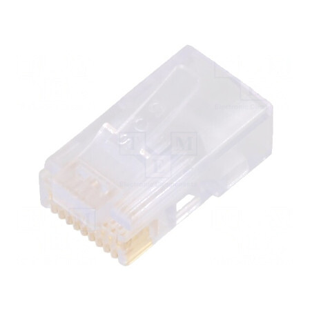 Mufă RJ50 10p10c pe Cablu IDC Drept | Electronic-mag.ro | Componente Electronice