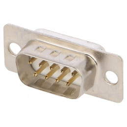 Conector D-Sub 9-Pin Mufă Tată pentru Cablu | Electronic-mag.ro | Componente Electronice