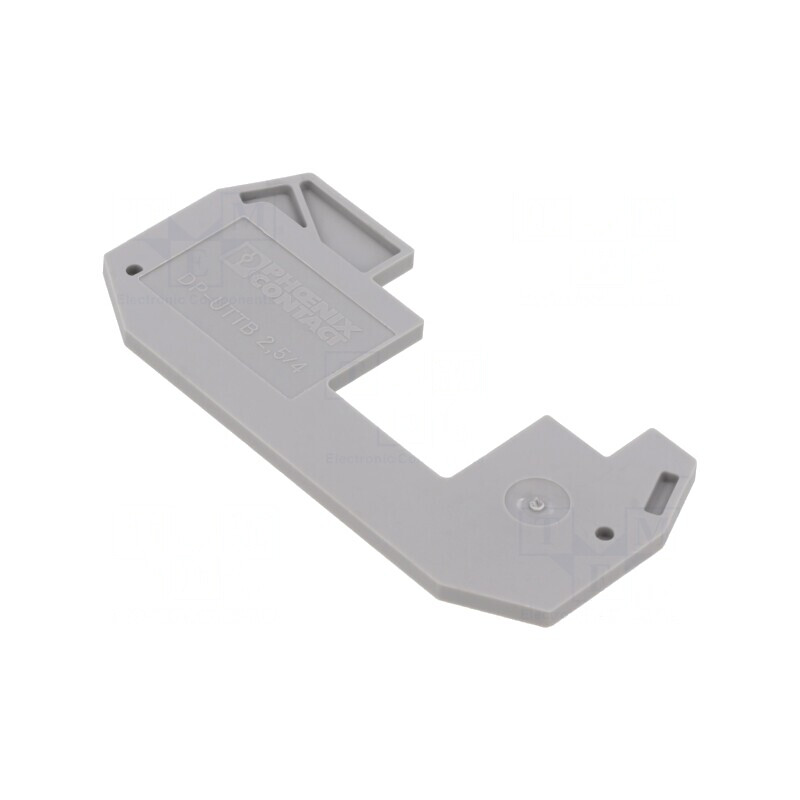 Placă de extremitate gri UTTB | Electronic-mag.ro | Componente Electronice